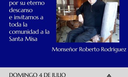 Fallecimiento de Mons. Roberto Rodríguez
