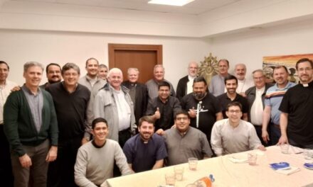 Los obispos sinodales visitaron la Iglesia Argentina en Roma